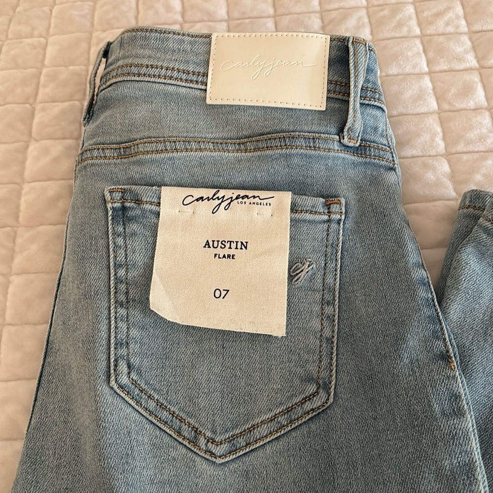 Women's Light Blue Flare Jeans CJLA Austin